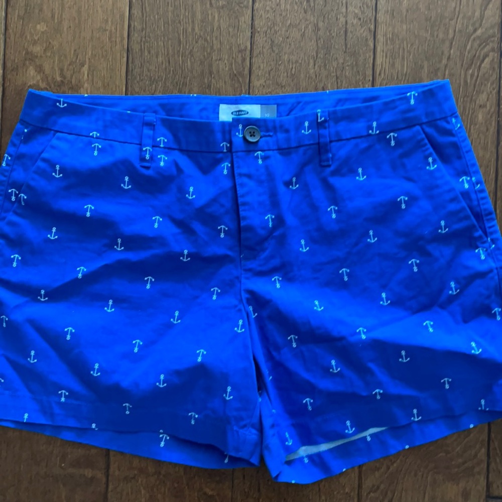 Anchor print shorts